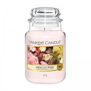 Yankee Candle Fresh Cut Roses Scented Candle 623g