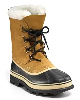 Sorel Mens Caribou Waterproof Nubuck Leather Cold-Weather Boots