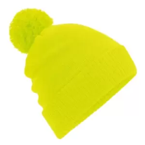 Beechfield Snowstar Thermal Beanie (One Size) (Fluorescent Yellow)