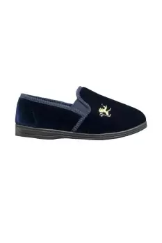 Kyle Lion Motif Twin Gusset Slippers