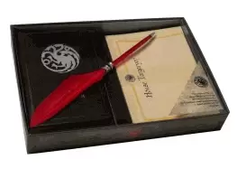 game of thrones house targaryen desktop stationery set with pen