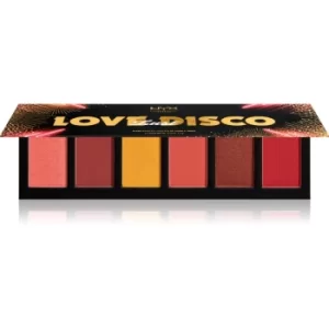 NYX Professional Makeup Love Lust Disco Sweet Cheeks Blush Face Palette 6 x 5 g