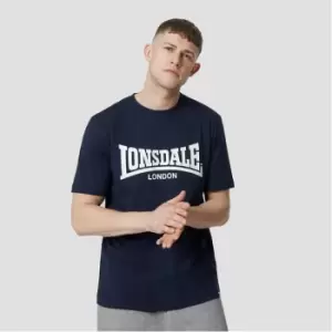 Lonsdale Essentials Logo Tee - Blue