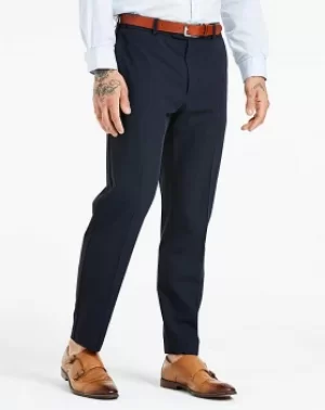 Farah Navy Stretch Twill Trouser 31in