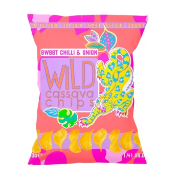 Wild Cassava Chips - Sweet Chilli & Onion 40g