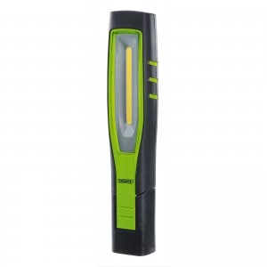 Draper Rechargeable 7W COB LED Inspection Light Green