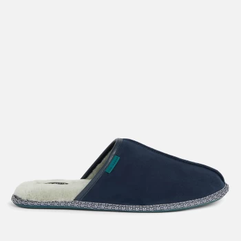 Ted Baker Mens Peterr Suede Mule Slippers - Navy - UK 8