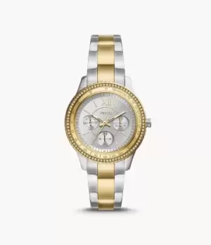 Fossil Women Stella Sport Multifunction Two-tone Stainless Steel Watch