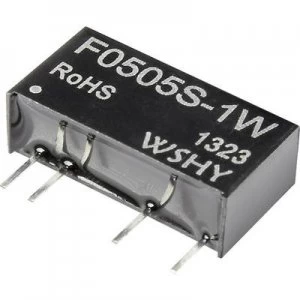 F0505S 1W DCDC converter print 5 Vdc 5 Vdc 200 mA 1 W No. of outputs 1 x