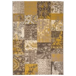 Asiatic Revive Rug - 290 x 200cm - Ochre Squares