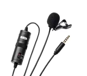 Boya BY-M1 microphone Black Lavalier/Lapel microphone