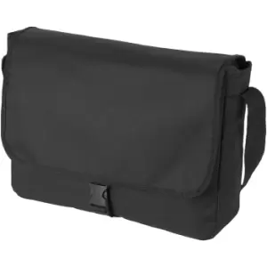 Bullet Omaha Shoulder Bag (34 x 8.5 x 25cm) (Solid Black)