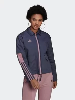 adidas Tiro Cargo Track Top, Blue Size XS Women