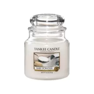 Yankee Candle Original Jar Candles Medium Baby Powder 411g