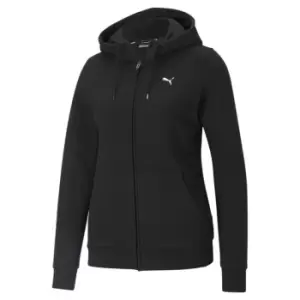 Puma Essential Zip Hoodie Womens - Black