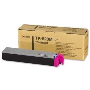 Kyocera TK520M Magenta Laser Toner Ink Cartridge