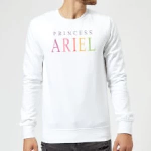 Disney The Little Mermaid Princess Ariel Sweatshirt - White - S