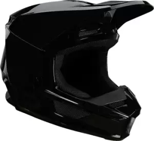 FOX V1 Plaic Motocross Helmet, black, Size S, black, Size S