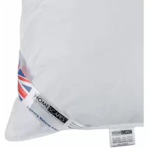 Super Microfibre Lavender Pillow with Dried Lavender Insert Extra Fill - White - Homescapes