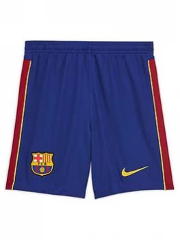 Nike Youth Barcelona 20/21 Home Short, Blue, Size L