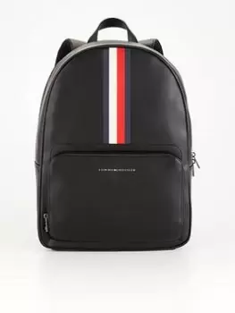 Tommy Hilfiger Midtown Faux Leather Backpack - Black