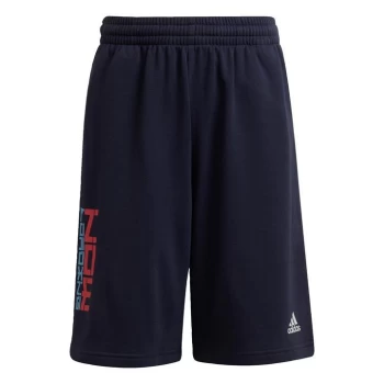 adidas ARKD3 Shorts Kids - Shadow Navy / White / Multicol