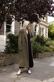 Kennedy Double Breasted Coat, Heritage Check / UK 10