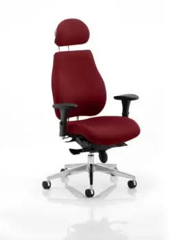 Chiro Plus Headrest Bespoke Colour Ginseng Chilli