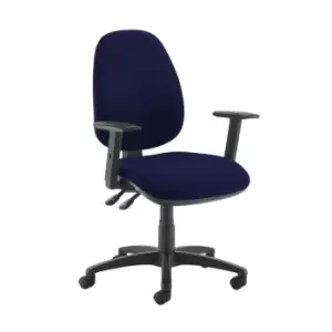 Dams MTO Jota High Back Operator Chair with Adjustable Arms - Slip Grey