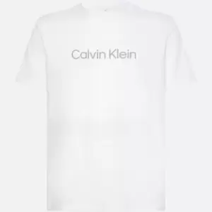 Calvin Klein Performance Mens Logo T-Shirt - Bright White - S - M