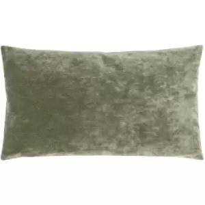 Furn - Camden Micro-Corduroy Velvet Cushion Cover, Khaki, 30 x 50 Cm