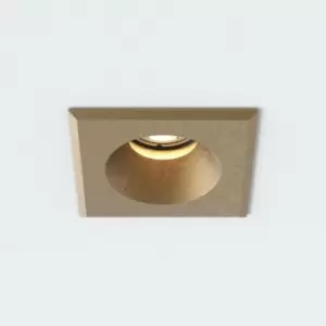 Astro Solway Coastal Outdoor Square Recessed Downlight Solid Brass IP65, GU10