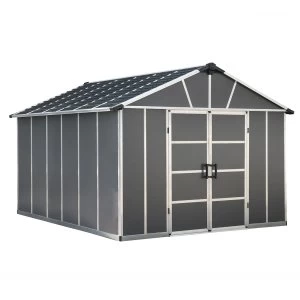 Palram Yukon Shed 11 x 13 - Dark Grey