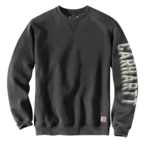 Carhartt Mens Crewneck Loose Fit Graphic Sweatshirt S - Chest 34-36' (86-91cm)