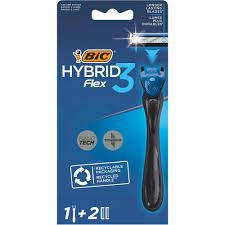 BIC Flex Hybrid 3 Razors and 2 Razor Blades