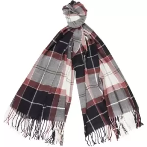 Barbour Hailes Tartan Wrap Scarf - Purple