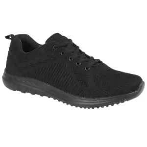 Dek Unisex Adults Freeway Memory Foam Trainer (7 UK) (Black)