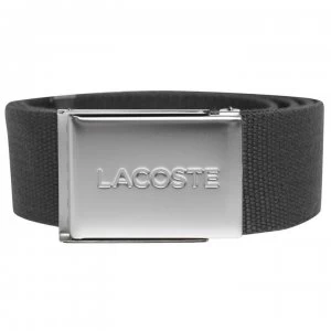 Lacoste Lacoste Woven Mens Belt - Black 031