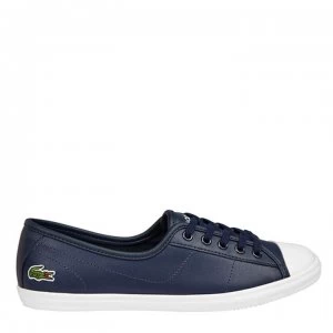 Lacoste Leather Trainers - Navy