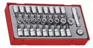 Teng Tools TTTX30 30 Piece 3/8" Drive TX/TPX/TXE Socket Set