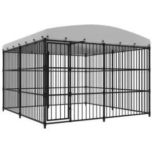 Vidaxl Outdoor Dog Kennel With Roof 300X300X210 Cm