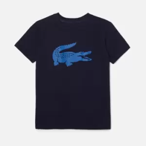 Lacoste Boys Logo-Detailed Cotton-Blend T-Shirt - 16 Years