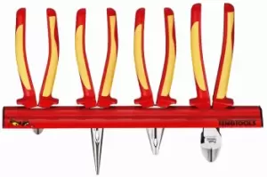 Teng Tools WRMBV04 4 Piece Insulated Pliers Wall Rack Set (1000V)