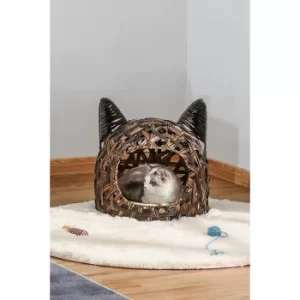 Rattan Basket Cat Bed