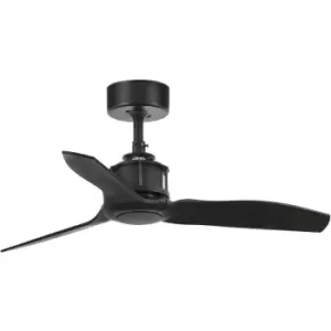 Faro Just Fan XS - Matt Black ceiling fan with DC motor 3 Blades 81cm