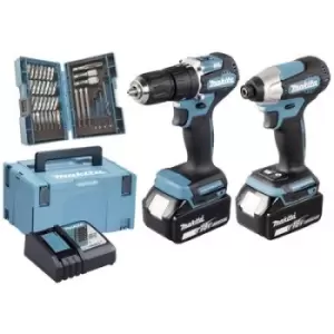 Makita DLX2414JX4 Cordless impact driver, Cordless impact driver 18 V Li-ion