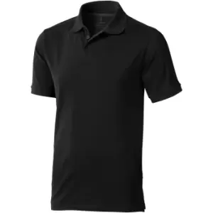 Elevate Mens Calgary Short Sleeve Polo (XS) (Solid Black)