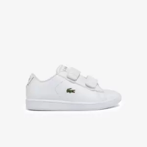 Lacoste Infants' Carnaby Evo BL Synthetic Trainers Size 8 UK Kids White