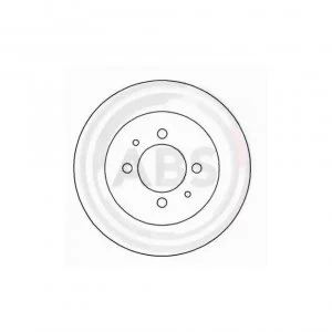 Rear Pair (2x) of Brake Disc A.B.S. 16214