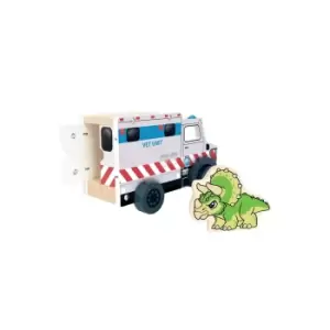 Jurassic World Wooden Mobile Vet Vehicle